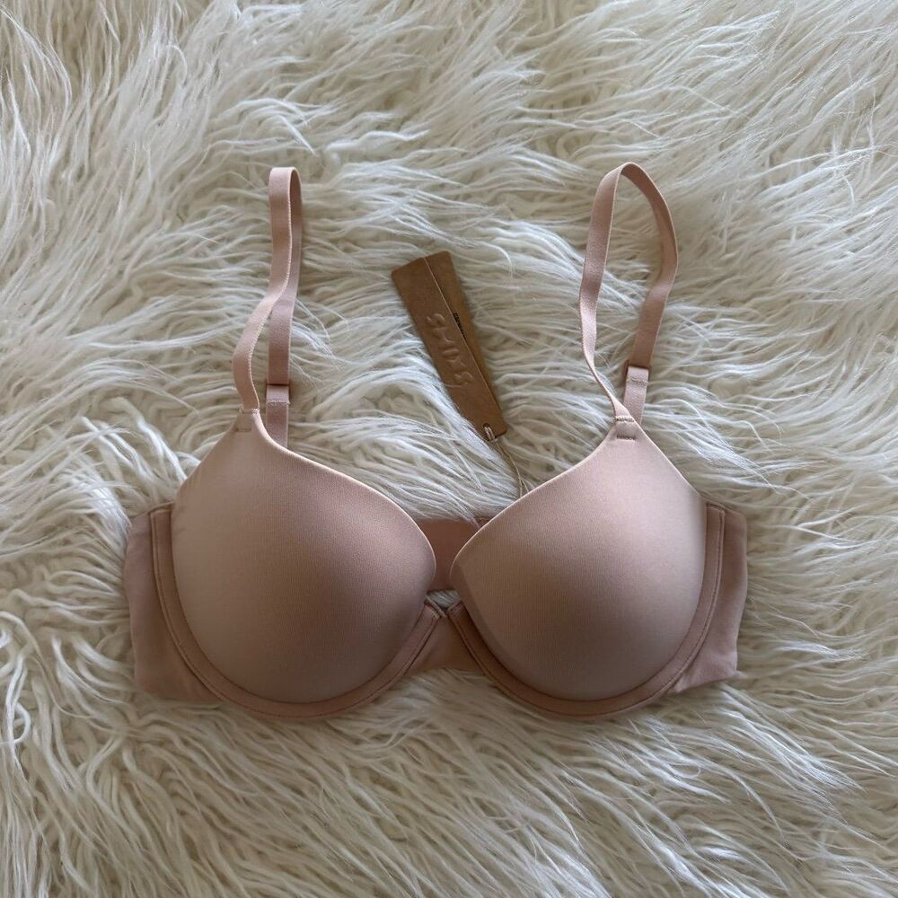 Skims Fits Everybody Push Up Demi Bra Mica Size 32C